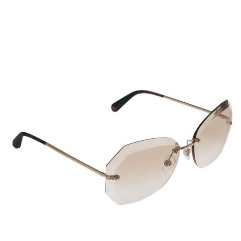 Chanel Beige Gradient 4220 Spring Round Sunglasses 